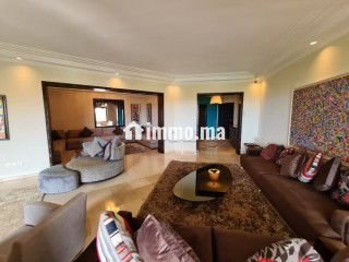 Vue mer dans une résidence avec piscine et jardin à louer ain diab - Appartement à louer - Casablanca