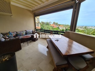 Vue mer dans une résidence avec piscine et jardin à louer ain diab - Appartement à louer - Casablanca