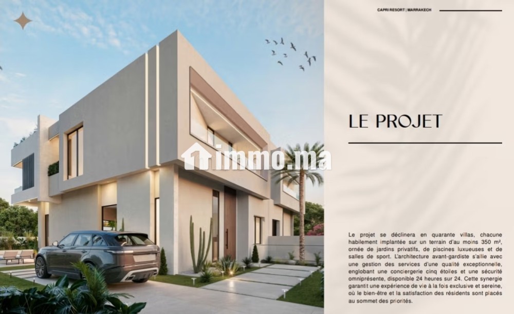 Splendide villa à vendre à Route de Tahanaout. Surface de 350 m² - Vente Immobilier - Marrakech - photo 2