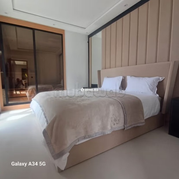 Superbe appartement à louer à De La Plage. 3 grandes pièces. Système de parabole et résidence sécurisée - Location Immobilier - Tanger - photo 8