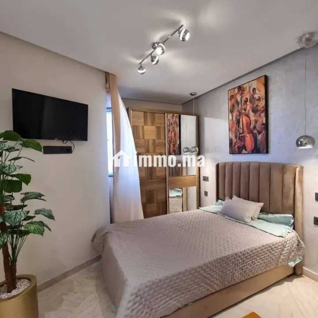 2 chambres salon meublé avec double terrasse - Location Immobilier - Casablanca - photo 3