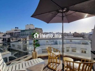 2 chambres salon meublé avec double terrasse - Appartement à louer - Casablanca