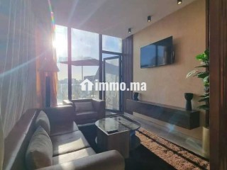 2 chambres salon meublé avec double terrasse - Appartement à louer - Casablanca
