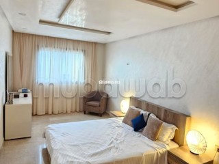 Superbe appartement à louer à Quartier Administratif. 2 chambres agréables. Salon contemporain - Appartement à louer - Rabat