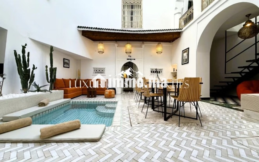 Riad Maison d’Hôtes à Mouassine, Médina - Vente Immobilier - Marrakech - photo 1
