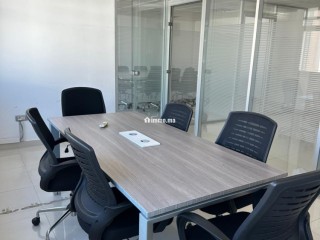 Plateau bureaux 140m2 entièrement rénové et équipé. Idéal pour une startup ou société INTEC.Emplacement stratégique centre Racine/Maarif. - Bureau à louer - Casablanca