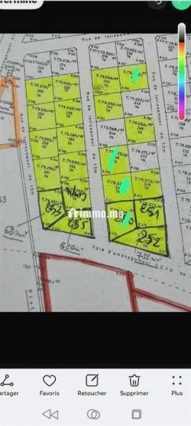 Terrain zone villa 650m Californie - Vente Immobilier - Casablanca - photo 1
