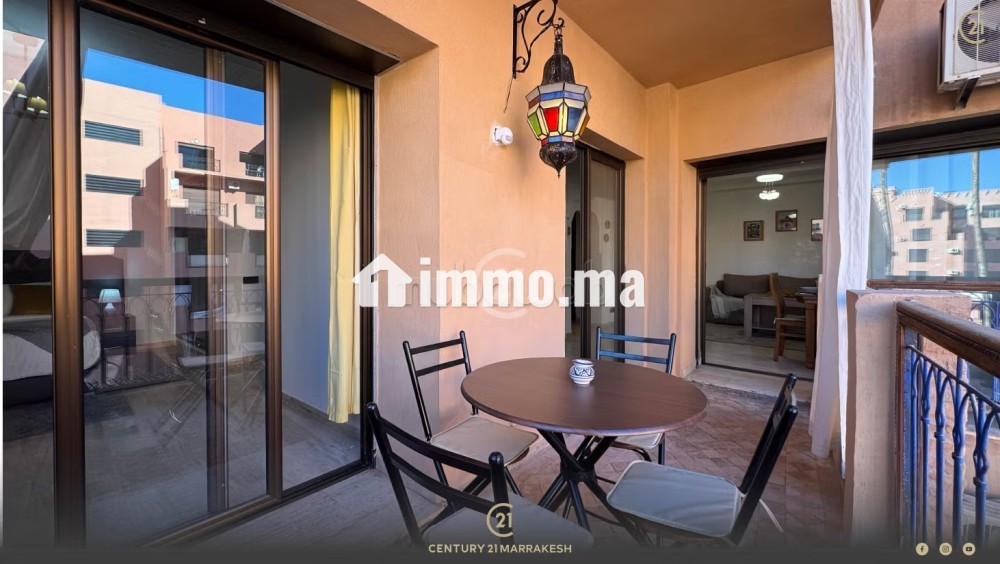 Appartement meublé 1 Ch Neuf avec Grande Terrasse – Piscine - Location Immobilier - Marrakech - photo 2