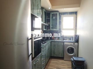 Appart meublé 2ChS 6èm étg garage balcons Gauthier - Appartement à louer - Casablanca