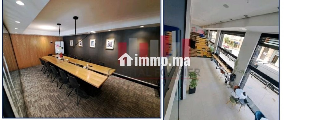 Local commercial de 500m2 très bien situé aménagé en bureau - Location Immobilier - Casablanca - photo 5