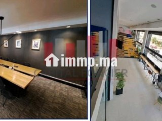 Local commercial de 500m2 très bien situé aménagé en bureau - Bureau à louer - Casablanca