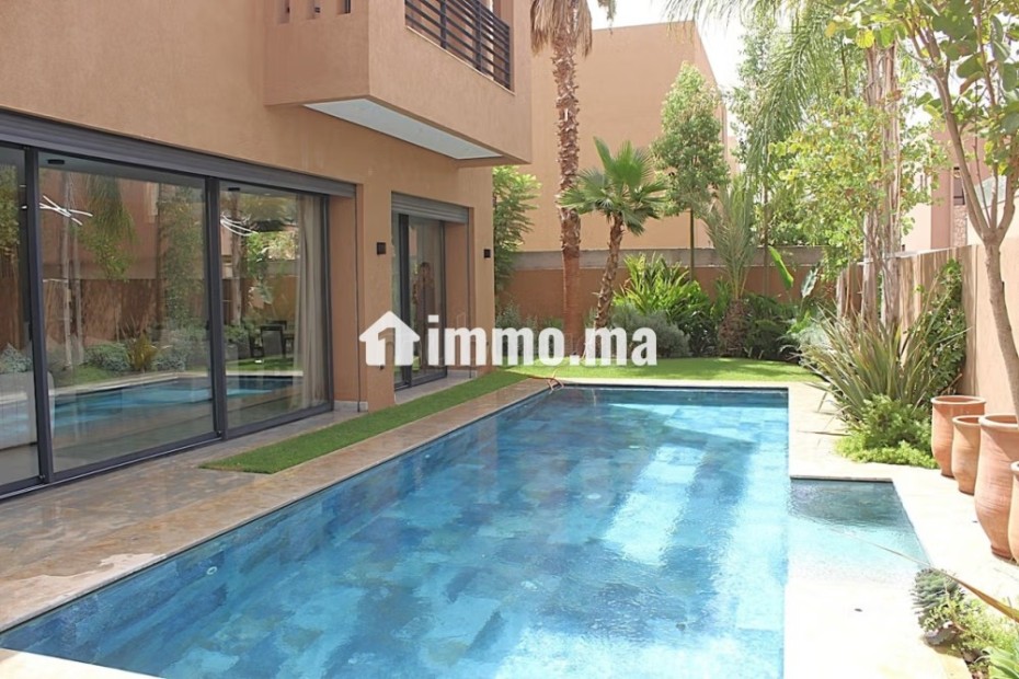 Magnifique villa dans le domaine du golf d'Amelkis - Location Immobilier - Marrakech - photo 1