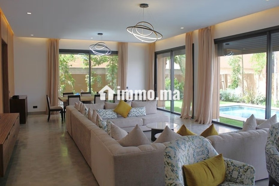 Magnifique villa dans le domaine du golf d'Amelkis - Location Immobilier - Marrakech - photo 2