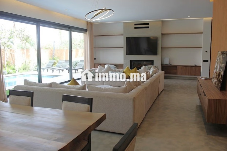 Magnifique villa dans le domaine du golf d'Amelkis - Location Immobilier - Marrakech - photo 4