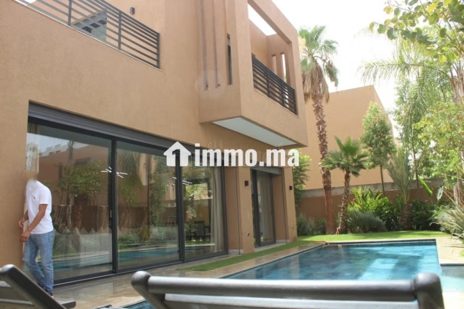 Magnifique villa dans le domaine du golf d'Amelkis - Location Immobilier - Marrakech - photo 5