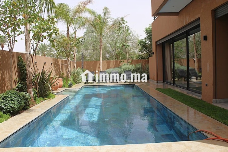 Magnifique villa dans le domaine du golf d'Amelkis - Location Immobilier - Marrakech - photo 6
