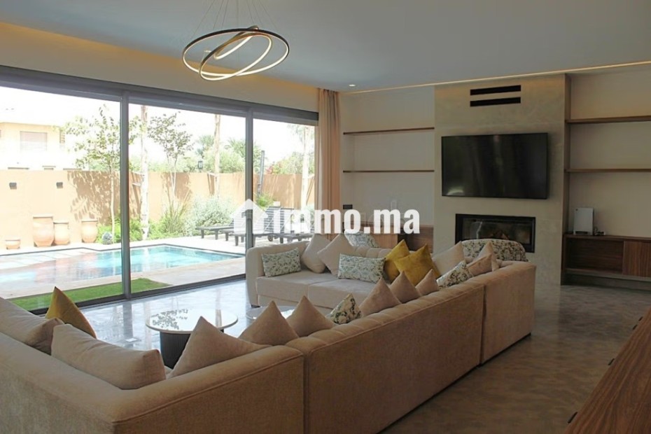 Magnifique villa dans le domaine du golf d'Amelkis - Location Immobilier - Marrakech - photo 8