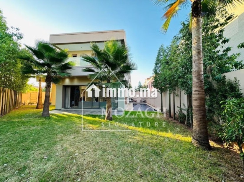 Superbe villa meublée avec piscine privée à Targa - Vente Immobilier - Marrakech - photo 3
