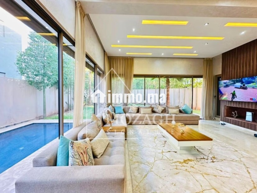 Superbe villa meublée avec piscine privée à Targa - Vente Immobilier - Marrakech - photo 6