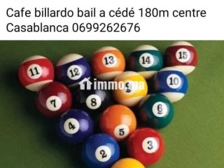 Café billardo 170m - Local commercial à vendre - Casablanca