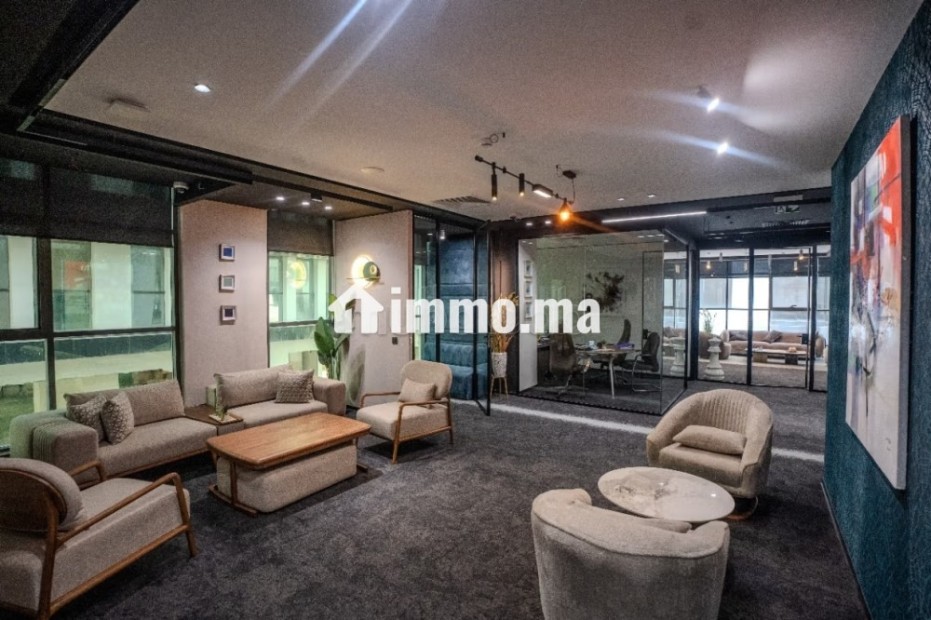 Bureau de Standing Haut de Gamme – 383 m² – Meublé & Entièrement Équipé – Sidi Maarouf - Location Immobilier - Casablanca - photo 2