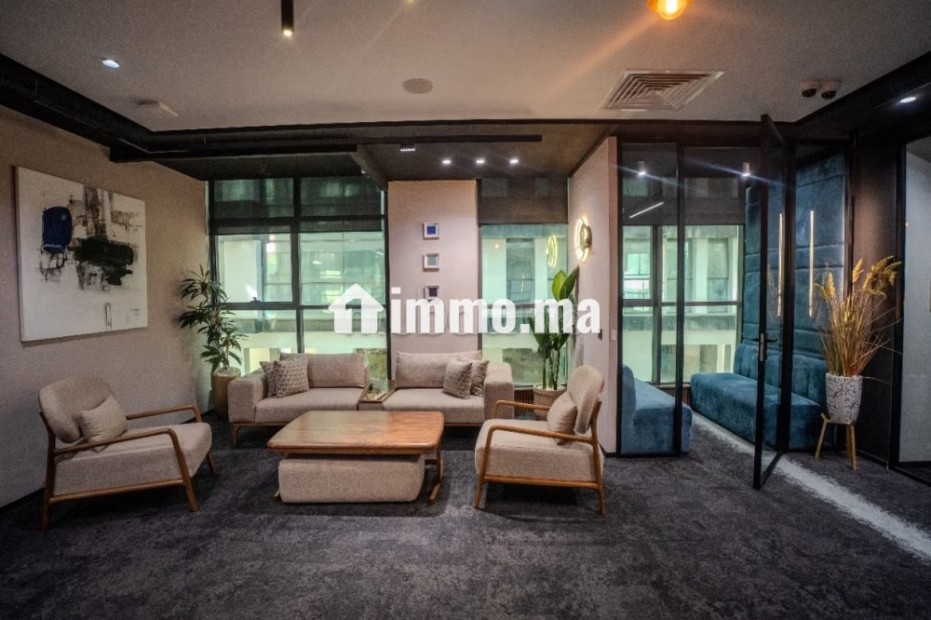 Bureau de Standing Haut de Gamme – 383 m² – Meublé & Entièrement Équipé – Sidi Maarouf - Location Immobilier - Casablanca - photo 3