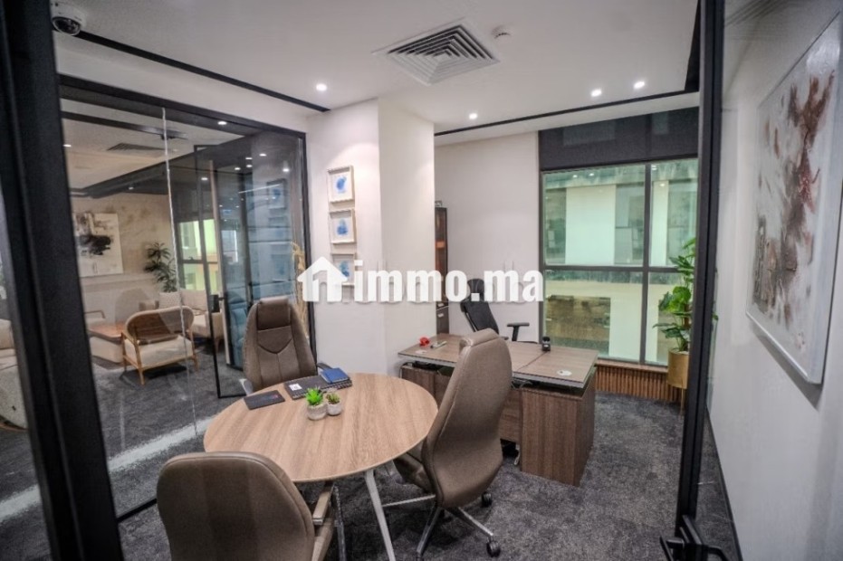 Bureau de Standing Haut de Gamme – 383 m² – Meublé & Entièrement Équipé – Sidi Maarouf - Location Immobilier - Casablanca - photo 5