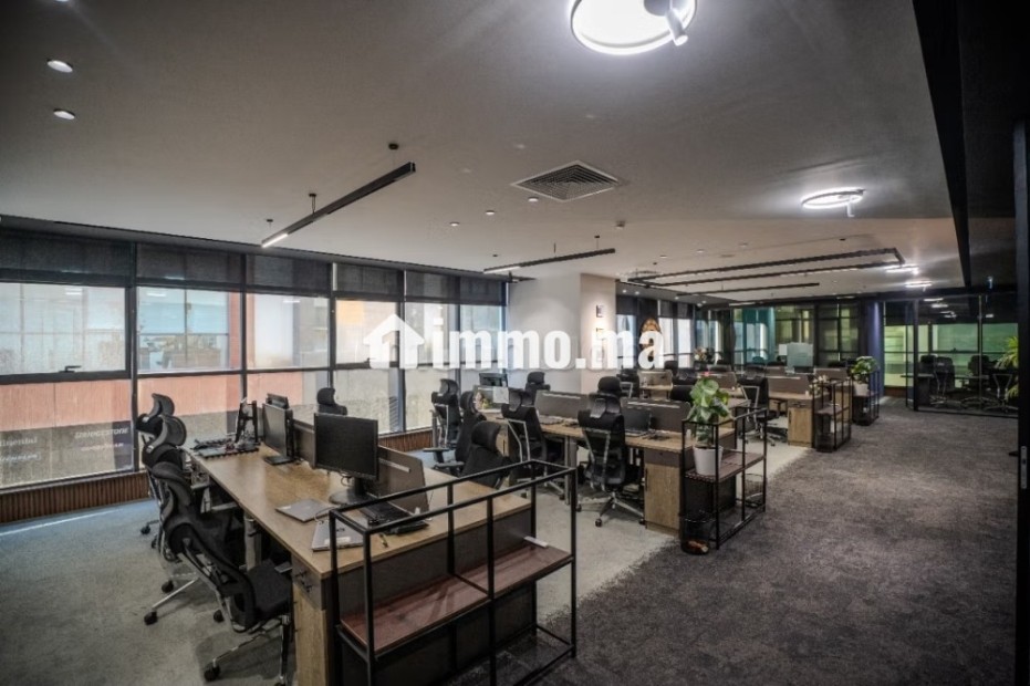 Bureau de Standing Haut de Gamme – 383 m² – Meublé & Entièrement Équipé – Sidi Maarouf - Location Immobilier - Casablanca - photo 7