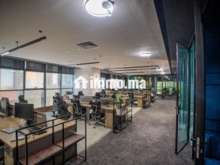 Bureau de Standing Haut de Gamme – 383 m² – Meublé & Entièrement Équipé – Sidi Maarouf - Bureau à louer - Casablanca