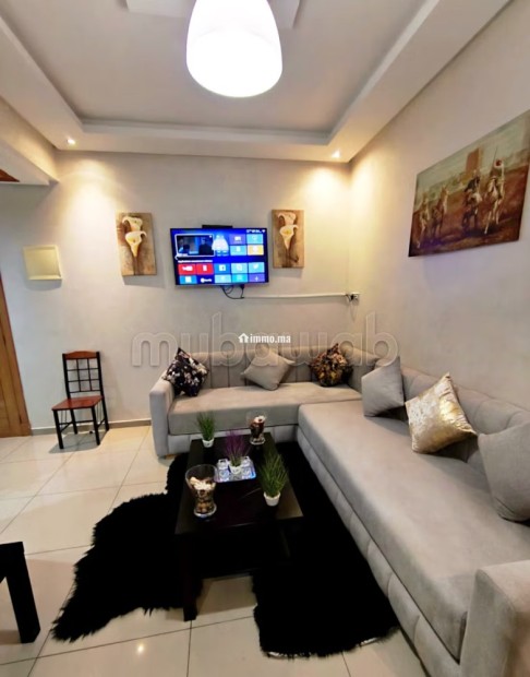 Très bel appartement en location à El Mansouria. 2 belles chambres. Porte blindée et résidence sécurisée - Location Immobilier - El Mansouria - photo 2