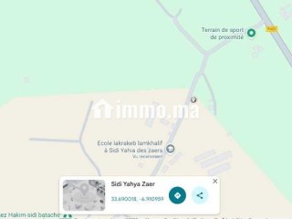 Ferme à vendre à sidi Yahya zaer - Terrain à vendre - Temara