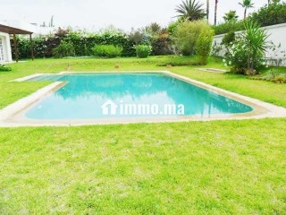 Jolie villa de plain pied à Souissi - Villa à louer - Rabat