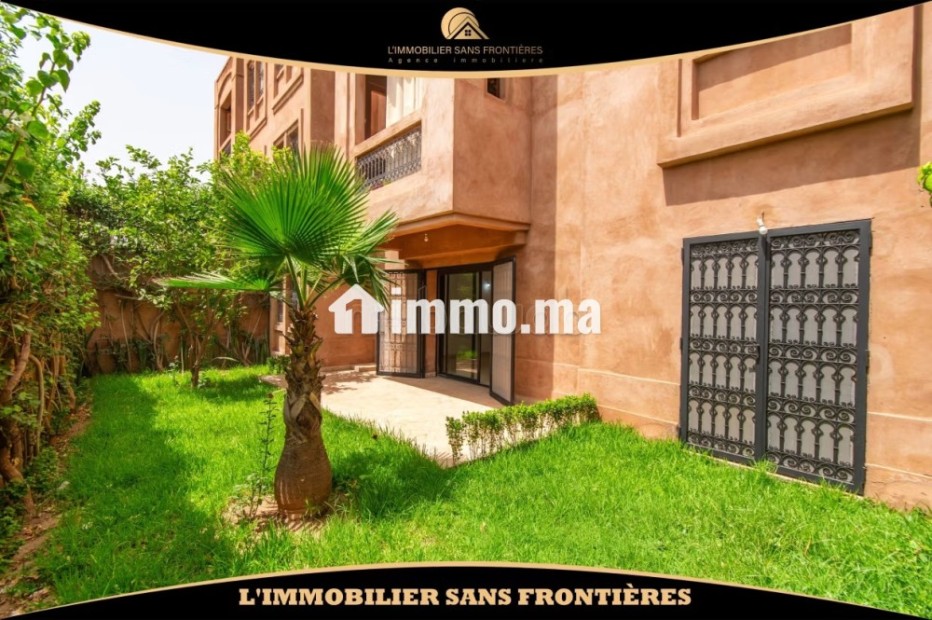 Charme Appartement Vide avec Jardin privé à vendre – Targa - Vente Immobilier - Marrakech - photo 1