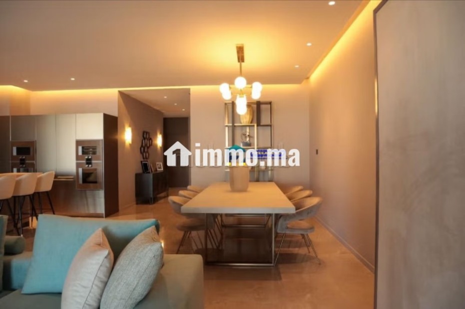 Charmant appartement 4 chambres à louer vue mer - Location Immobilier - Tanger - photo 2