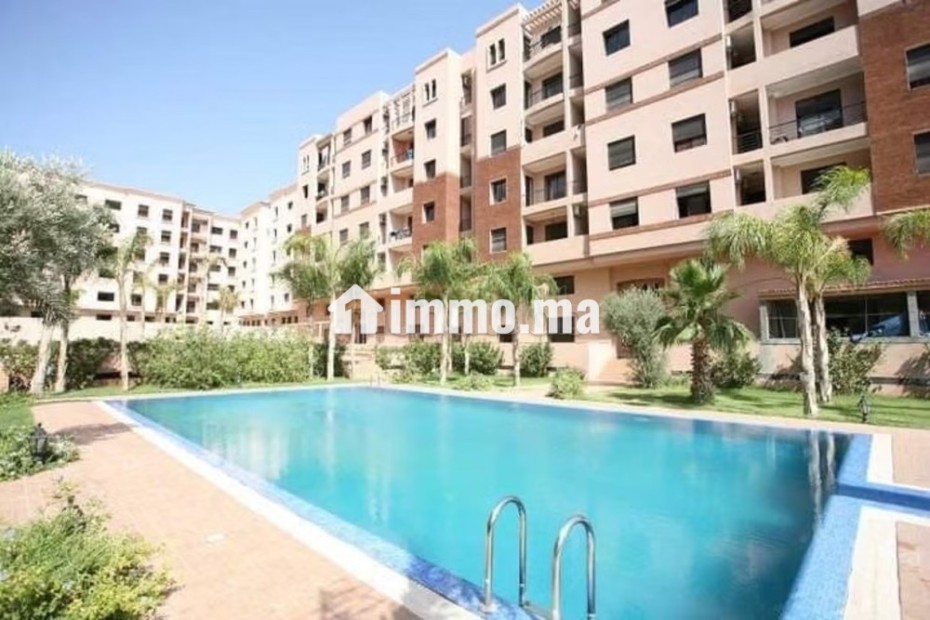 Gueliz T3 tout rénové résidence pisc - Vente Immobilier - Marrakech - photo 1