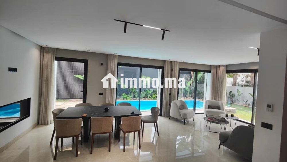 Somptueuse villa meublée à louer à longchamps - Location Immobilier - Casablanca - photo 2