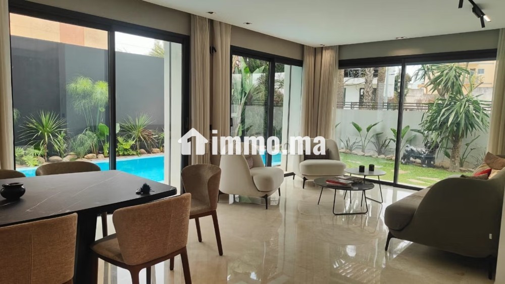 Somptueuse villa meublée à louer à longchamps - Location Immobilier - Casablanca - photo 3