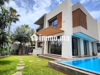 Somptueuse villa meublée à louer à longchamps - Villa à louer - Casablanca