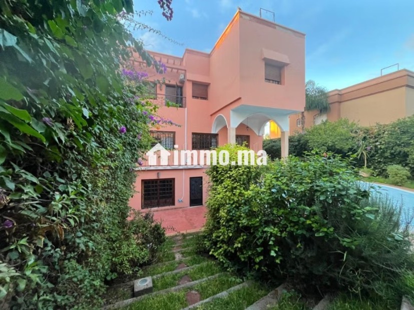 Superbe villa à loué vide avec piscine à Targa - Location Immobilier - Marrakech - photo 1