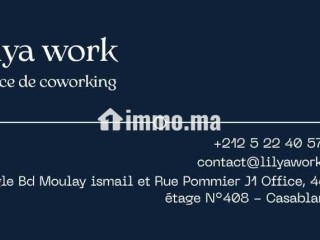 LOCATION D'ESPACES DE BUREAUX COWORKING - Bureau à louer - Casablanca