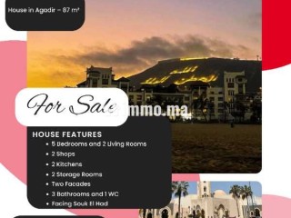 Maison à vendre à Agadir – Emplacement stratégi - Maison à louer - Agadir