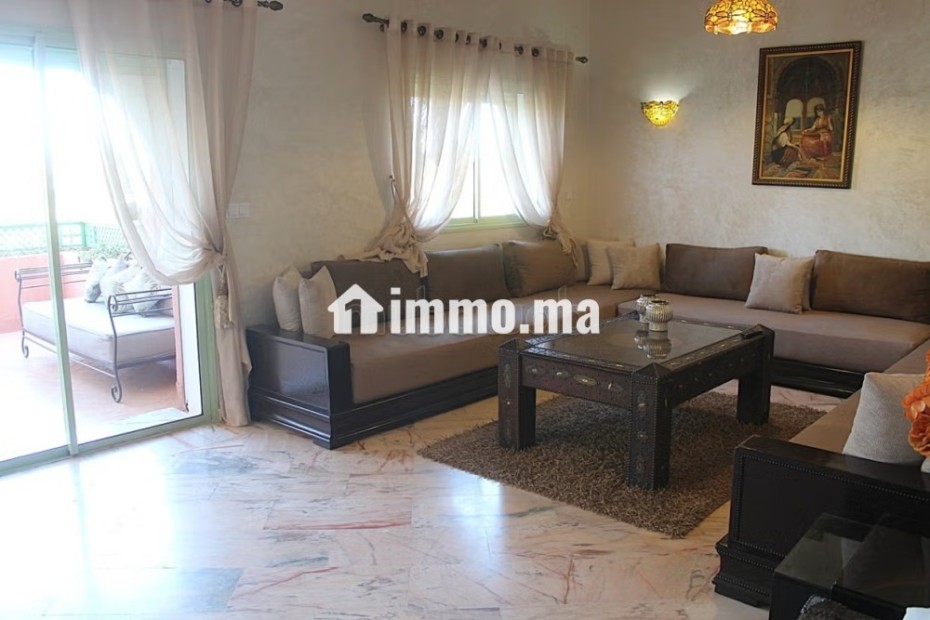 Duplex de trois chambres résidence avec piscine - Location Immobilier - Marrakech - photo 2