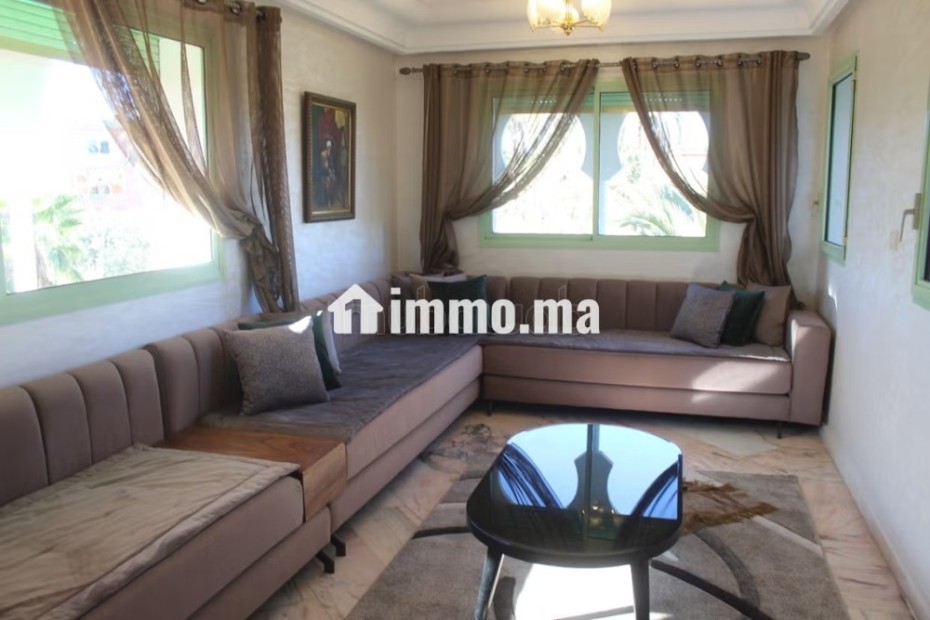 Duplex de trois chambres résidence avec piscine - Location Immobilier - Marrakech - photo 4