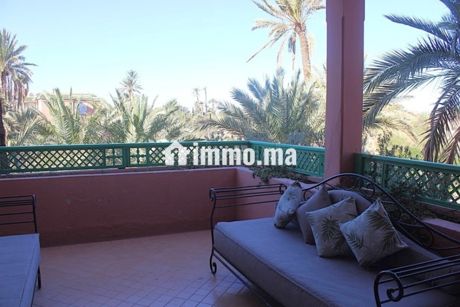 Duplex de trois chambres résidence avec piscine - Location Immobilier - Marrakech - photo 5