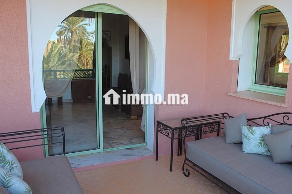 Duplex de trois chambres résidence avec piscine - Location Immobilier - Marrakech - photo 7