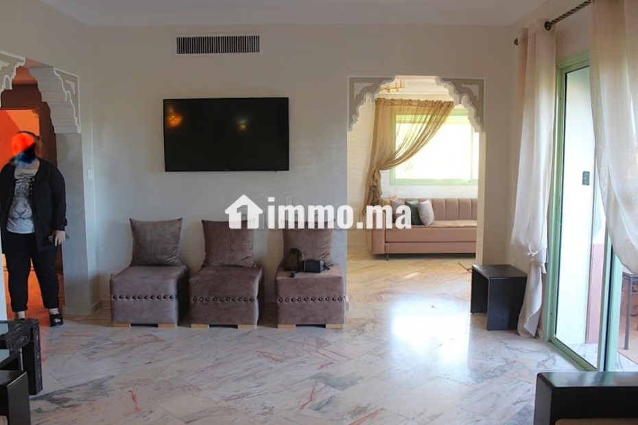 Duplex de trois chambres résidence avec piscine - Location Immobilier - Marrakech - photo 8