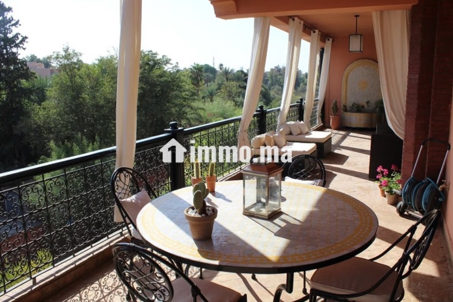 Grand appartement de trois chambres avec terrasse - Location Immobilier - Marrakech - photo 1