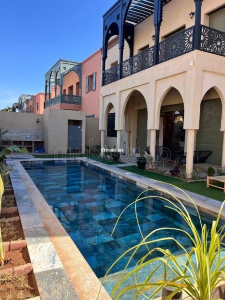 Belle villa familiale 5ch jardin piscine à targa - Location Immobilier - Marrakech - photo 1