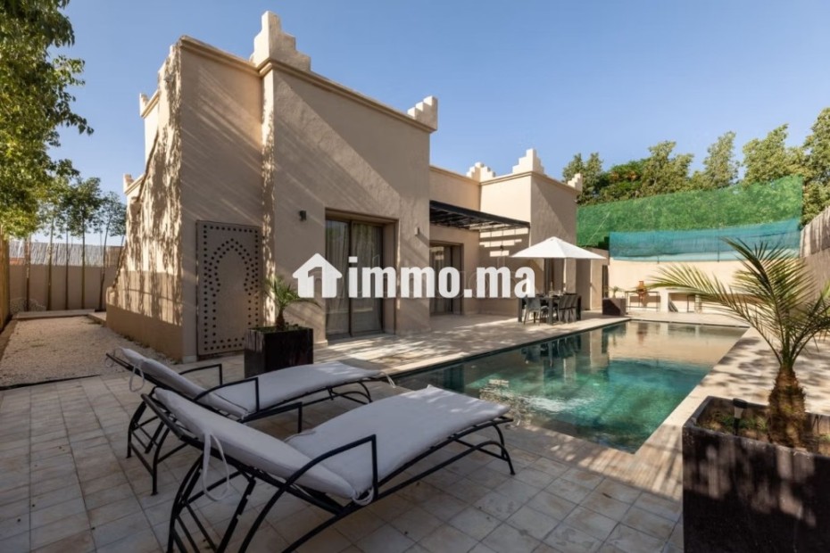 Belle villa de plain pied sans vis a vis a Louer - Location Immobilier - Marrakech - photo 1