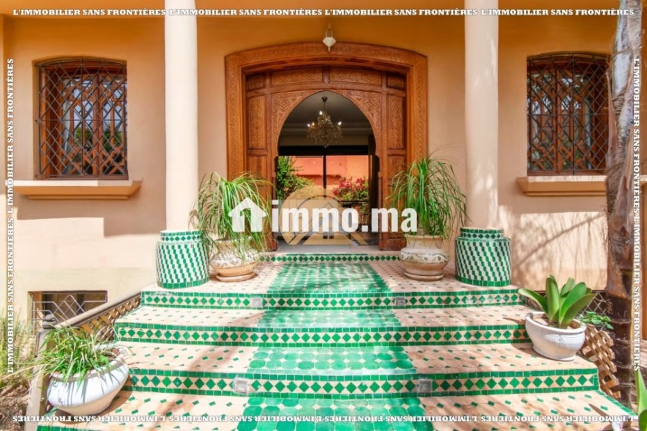 Villa meublée à louer avec piscine privée à Targa - Location Immobilier - Marrakech - photo 2